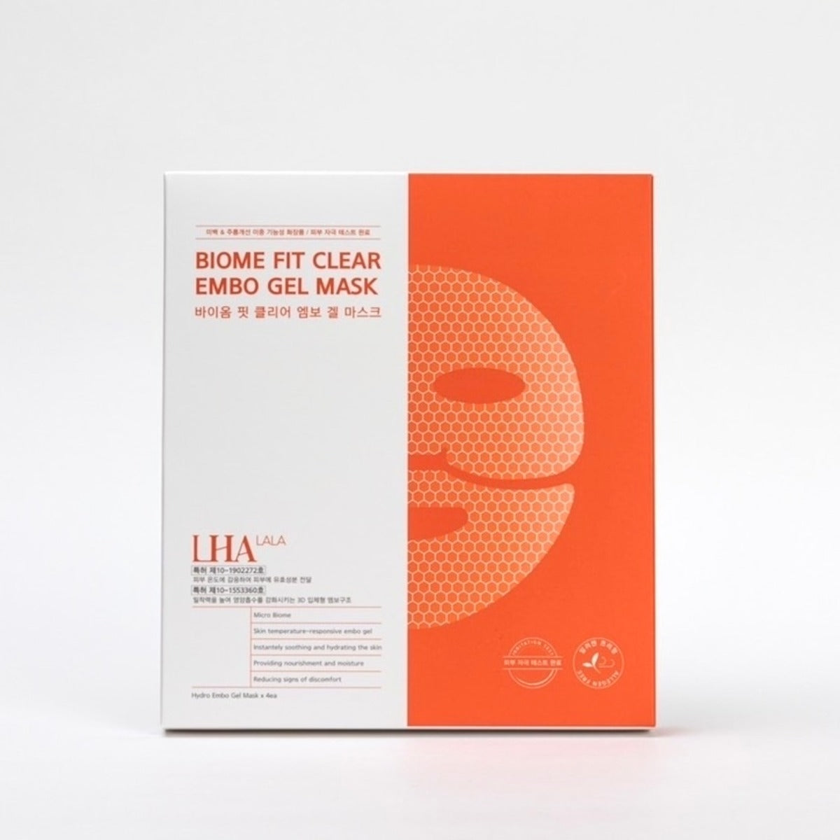 LHALALA Biome Fit Clear Embo Gel Mask 4x25g